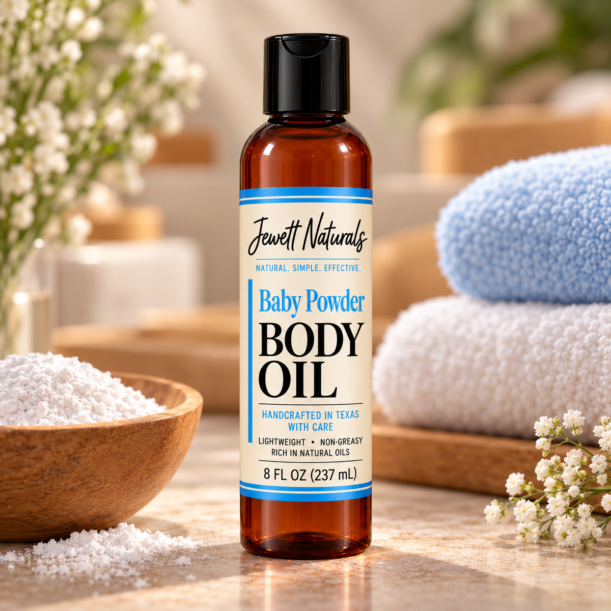 Baby Powder Body Oil