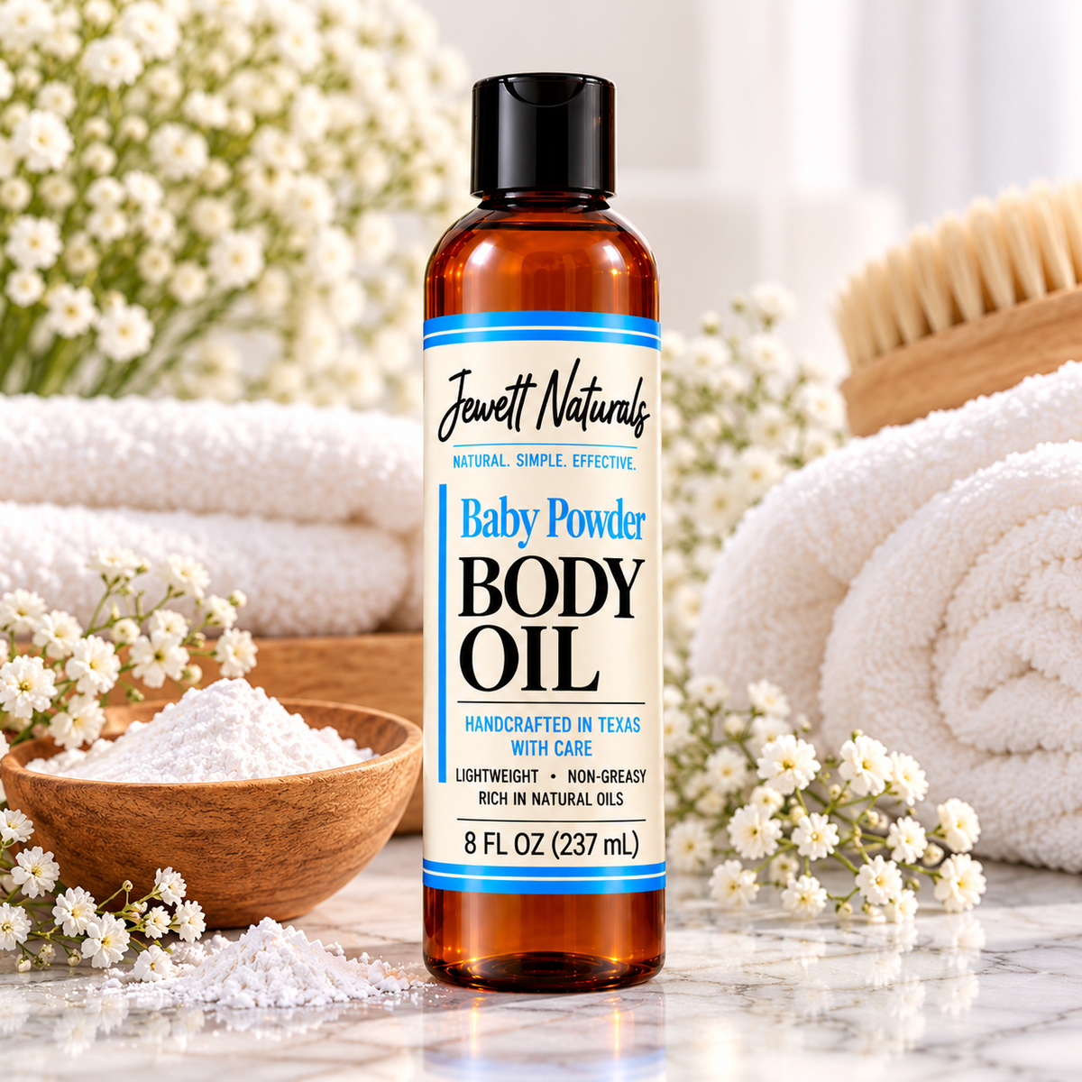 Baby Powder Body Oil