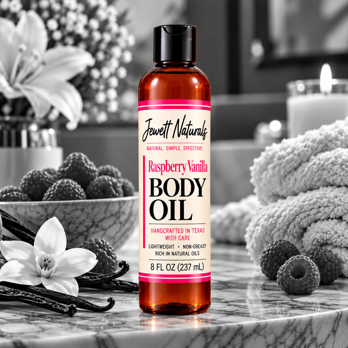 Raspberry Vanilla Body Oil